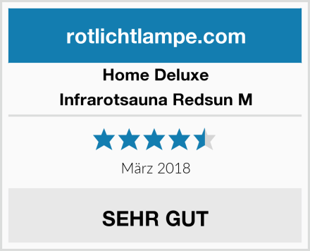Home Deluxe Infrarotsauna Redsun M Test