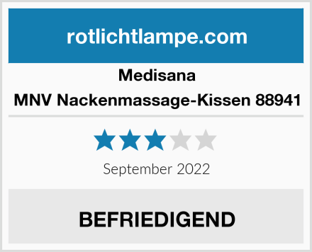 Medisana MNV Nackenmassage-Kissen 88941 Test