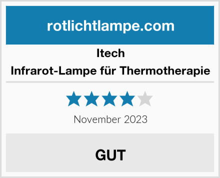 Itech Infrarot-Lampe für Thermotherapie Test